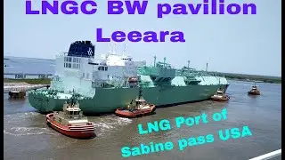 LNGC BW pavilion Leeara loading at Sabine pass terminal