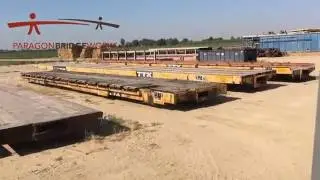 Moving 60' long railcar with Kalmar forklifts
