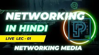 LIVE LEC - 01 Networking In Hindi | Networking Media | What is Cross Cable &  Straight Cable