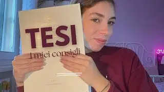 COSE CHE DEVI SAPERE SULLA TESI 😰🎓| i miei consigli per fare una buona tesi