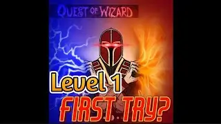 Level 1 First Try: VICTORY or DEFEAT? | Quest of Wizard Challenge @CurateGamer 