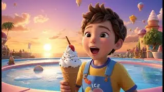 The Ice Cream Bridge Melts Away | Melting Bridge Song for Kids | Tasty Adventure Rhyme