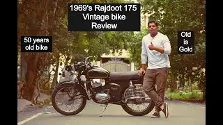 Обзор Rajdoot 175 — модель 1969 года | Отреставрированный 50-летний мотоцикл | Старина — это золото
