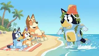 Bluey&rsquo;s DAD Pretends to Be a SEA MONSTER! 💙 - Funny Parody Animation