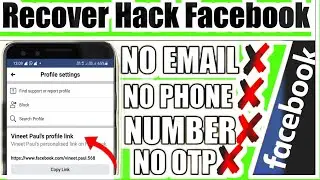 How To Login Facebook Account Whitout Email And Phone Number
