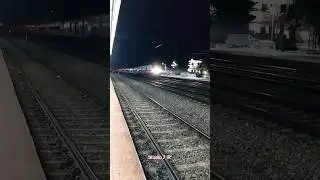 💥Speed Mode🔛Top Gear😱#railfanning #speed #trendingshorts #trendingreels #nightskip #train #speedrun
