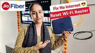 How to Reset Jio Fiber Wi-Fi Router ✅ | Fix No Internet Problem in Jio Fiber