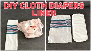 REUSABLE CLOTH DIAPER LINERS / DIY COTTON DIAPER LINERS / how to make cloth diaper liners /