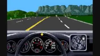 Gameplay - The Duel: Test Drive II SNES