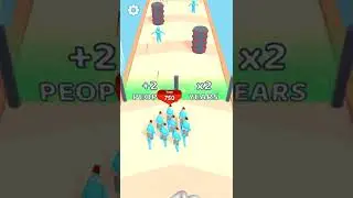 Crowd Evolution 😁💁&zwj;♂️ IOS Android Gameplay Walkthrough Levels #4 PAKDJ JAUUD