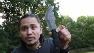 CUCHILLO TRACKER EN ACERO DAMASCO!!! TEST Y OPINIONES
