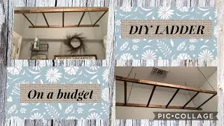 ~DIY LADDER USING PLUNGERS~ #diy #dollartreediy #homedecor
