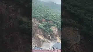 Hillside Collapse After Rain: Nature's Weak Rock or Human Impact !