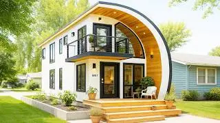 Gorgeous little house with special and unique oval design that makes everyone dream