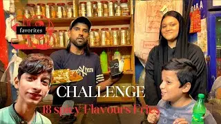 🔥 Spicy Lovers Girl Fries Challenge | 18 Flavours 🌶️ | Win Rs.5000 💰