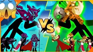 ARMY VAMPIRE GIANT GRIFFON DESTROY SAVAGE FINAL BOSS MAX ARMOR | Stick War Legacy Mod |
