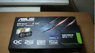Unboxing Видеокарты от Asus Nvidia GTX770