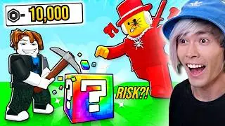 I Broke Lucky Blocks Until 10,000 Robux Was Gone&hellip;