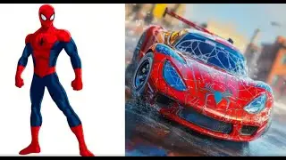 Marvel vs DC: Race Car Transformations of Your Favorite Heroes and Villains!