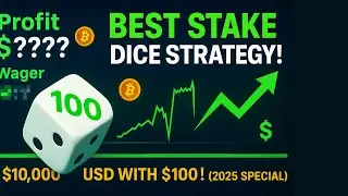Stake Wager Session on Dice #1 $10,000 USD with $100! ( 2025 SPECIAL )