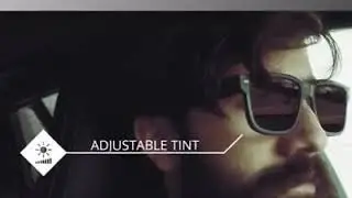 Smart Tint 7-in-1 Dimmable Sunglasses. New 2020 Model With Manual Transparency Control