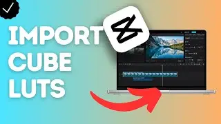 How to import CUBE LUTS in CapCut?