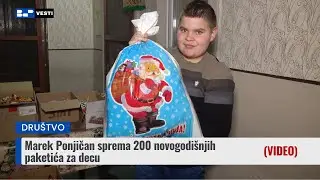 Marek Ponjičan sprema 200 novogodišnjih paketića za decu