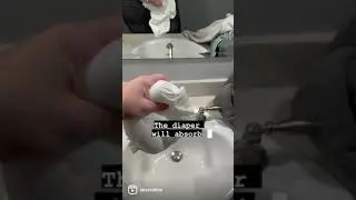 Breast pain diaper hack