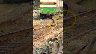 Wheels Crossed Turnout Frog. #railway #line  #train