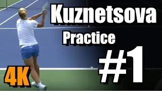 Svetlana Kuznetsova in 4k | Forehand and Backhand #1 | Western & Southern Open 2014