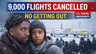 Travel Alert ⛔️ 9,000 Flights Cancelled in America (no getting out - sorry) 