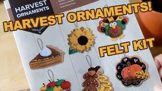 FeltTube 7 - Harvest Ornaments Felt Kit By Merry Stockings!