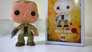 Funko POP! Bloody Merle Dixon The Walking Dead Exclusive Unboxing and Look