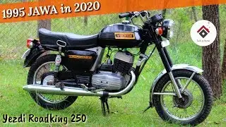 Old Jawa Bike [Restored Jawa Yezdi] Review of 1995 Jawa YEZDI ROADKING 250🔥 The REAL Yezdi