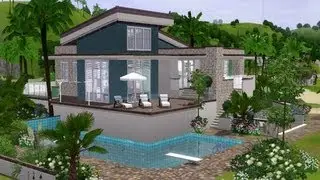 The Sims 3 - Building a modern holiday house