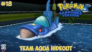 Pok&eacute;mon Sapphire (Game Boy Advance) - Борьба с командой Аква в их убежище