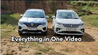 Triber Vs Ertiga! Ride Quality?, Service Cost?, Performance?. Everything in one video