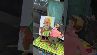 Talented Mexican Street Artist (Puppet Art) in Mexico City #trendingshorts #artist #puppetart #wow
