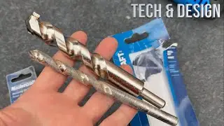 Mastercraft Carbide Tipped Drill Bit for Masonry 1&rdquo; (25.4 mm) vs. 7/16&rdquo; (11.1 mm)