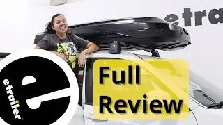 etrailer | Inno 855 Glossy Black Rooftop Cargo Box Comprehensive Review