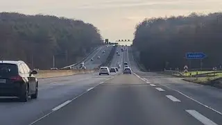 Amazing drive on Highway/autobahn A5 and to Steinbach Taunus  PLEASE LIKE&SUBSCRIBE 