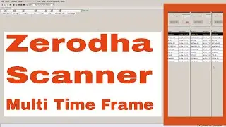 Zerodha Pi Scanner : Multi Time Frame Scanning Setup