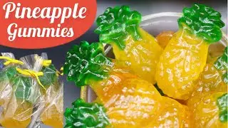 Pineapple Candy | How to make Gummy Candy | Pineapple Jelly Candy | Gummies | By Versatile Cuisines