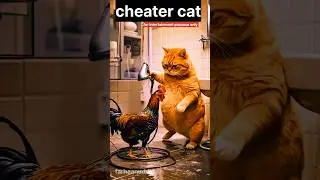 cheater cat# cock# ai shorts video#shorts#youtube 👍