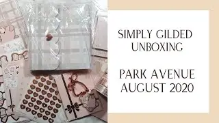 simply gilded Box August 2020 - Park Avenue | Planner Subscription