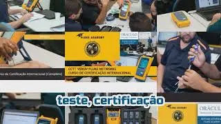 Certifica&ccedil;&atilde;o CCTT Fluke Networks. Confira a pr&oacute;xima data aqui.