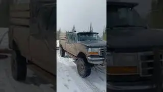 Getting firewood #firewood #Ford #diesel