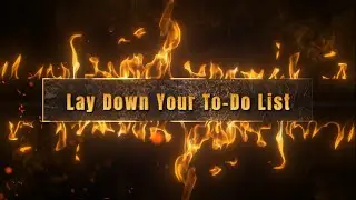 Lay Down Your To-Do List - Song of Songs 4:2 / I Hear His Whisper