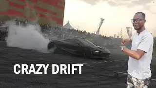 MCLAREN DRIFT IN GHANA: CROWD GOES WILD