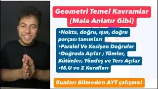 28) Temel Geometrik Kavramlar | Mala Anlatır Gibi